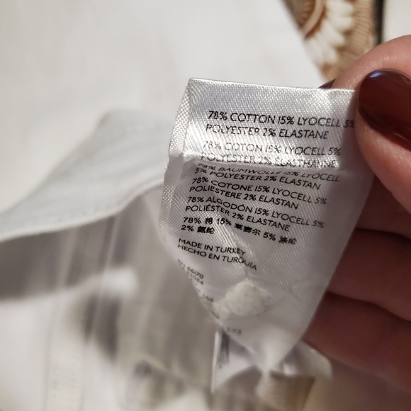 Free People Mid-Rise Busted Knee White Skinny Jeans 30W, Casual - Picture 6 of 10